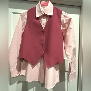 Youth academy equestrian saddleseat vest and shirt